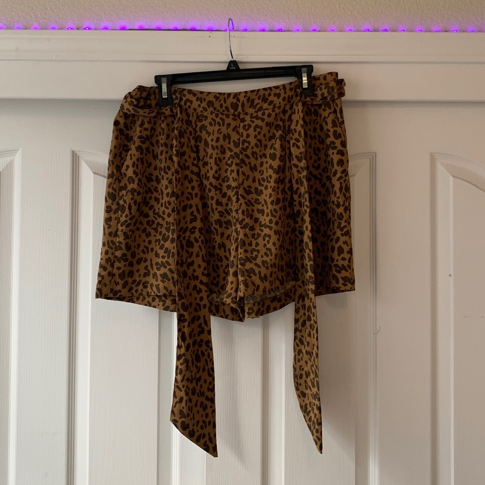 Cheeta Print Shorts